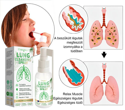 👨‍⚕️𝐌𝐈𝐐𝐈𝐊𝐎® Spray limpiador pulmonar avanzado