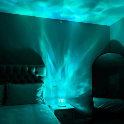 AuroraGlow™ - Lámpara de auroras boreales con 16 colores