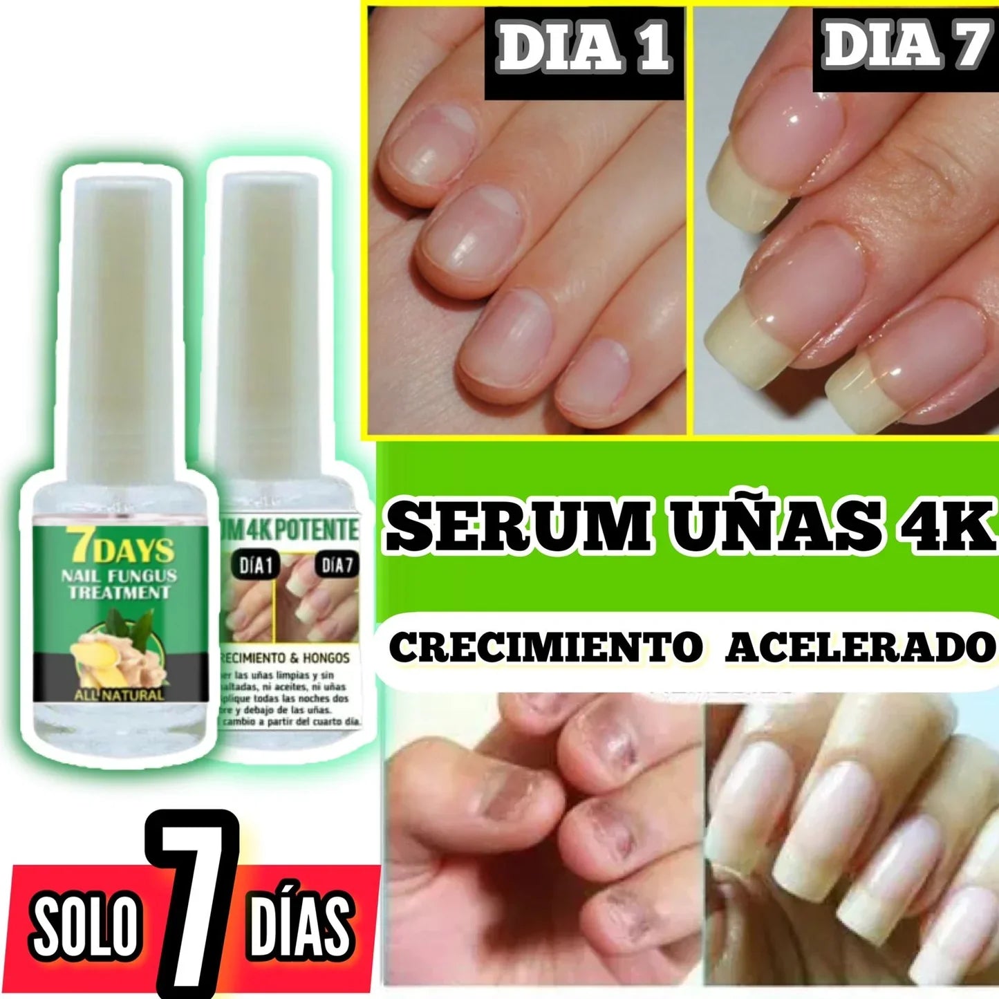 Base Uñas 4 VECES Grandes