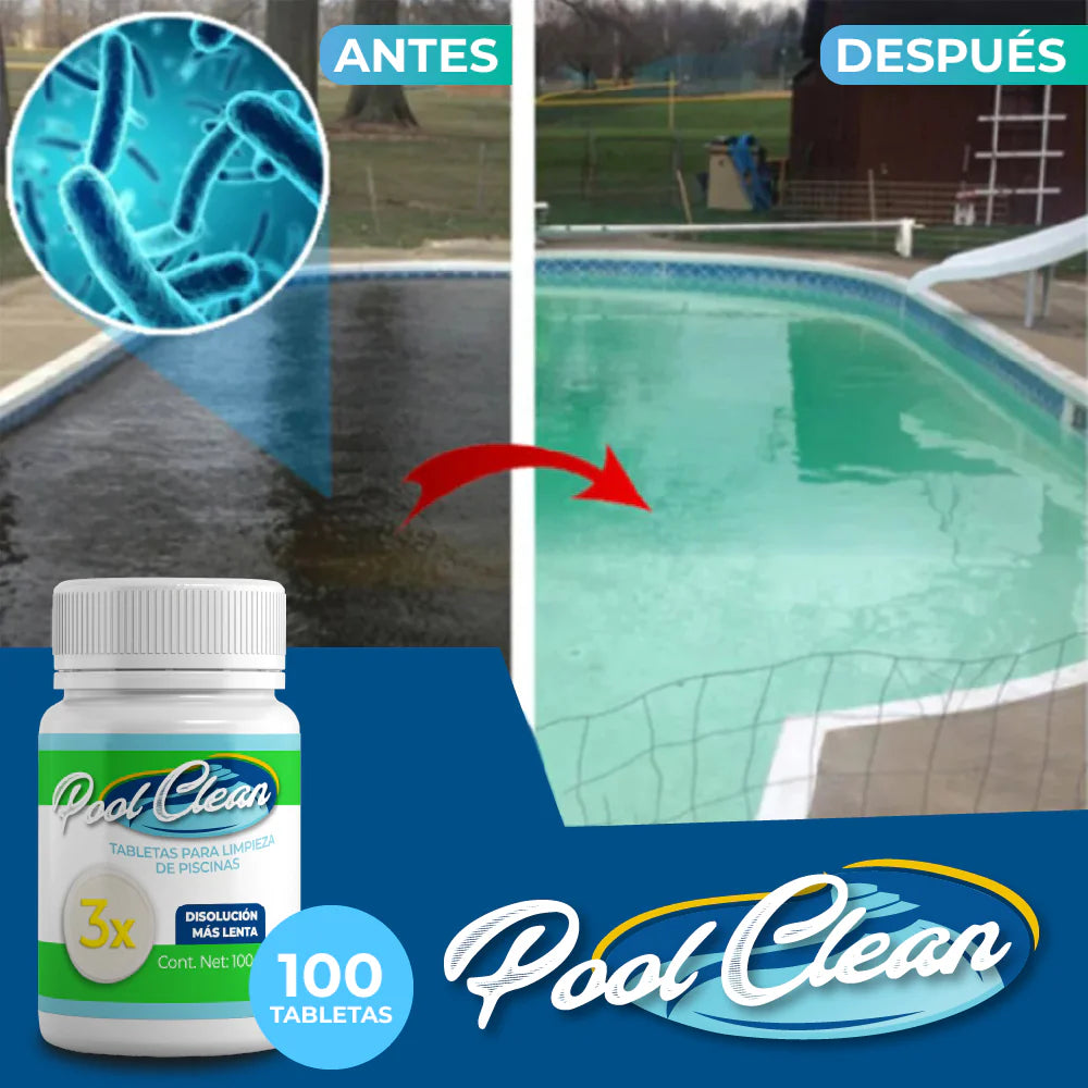 Poolclean™ - TABLETAS PARA LIMPIEZA DE PISCINAS