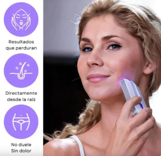 Depiladora Láser ¡DILE ADIOS AL VELLO SOBRANTE!